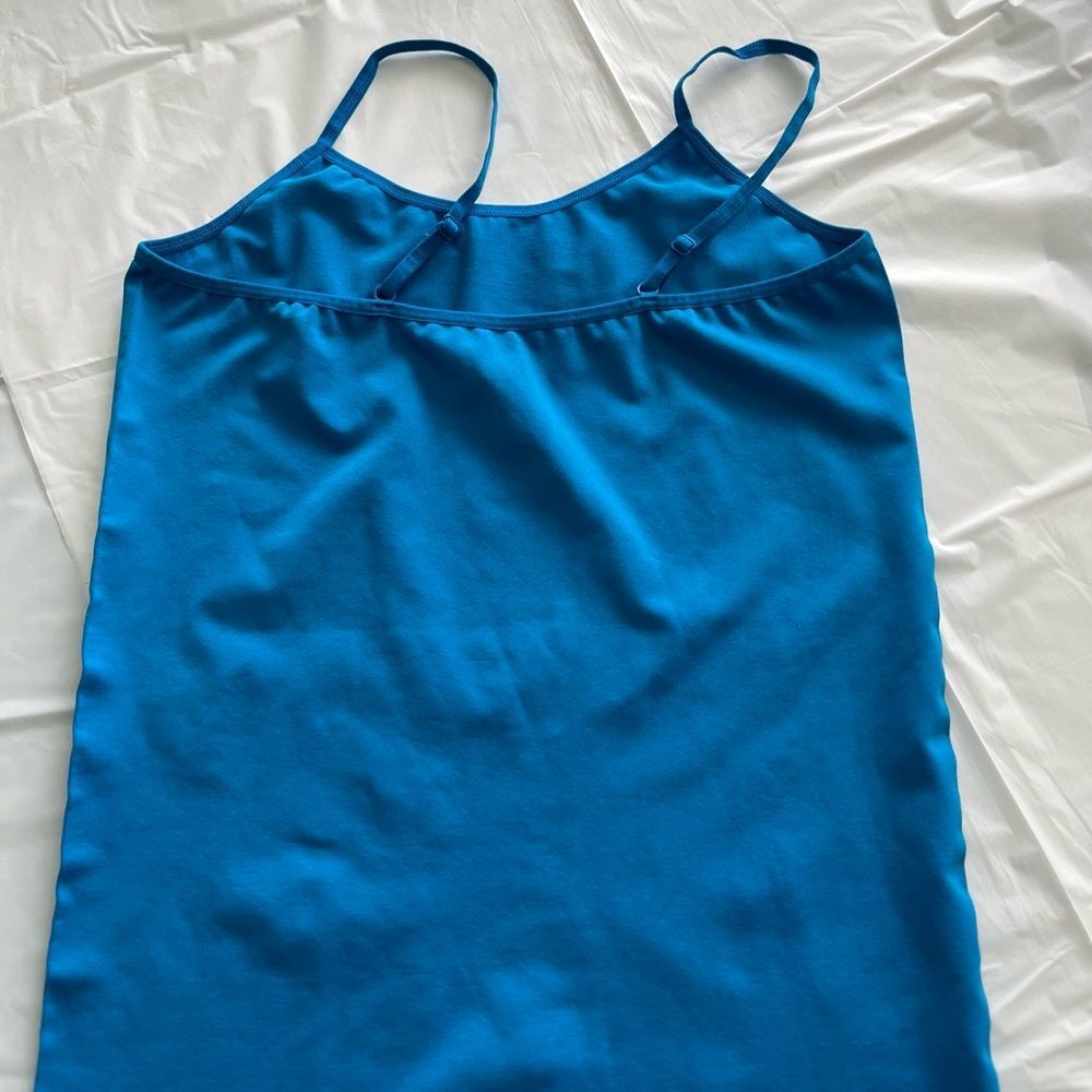 Candy Camisole with Adjustable Straps Blue Size 1X-3X EUC - Picture 6 of 6